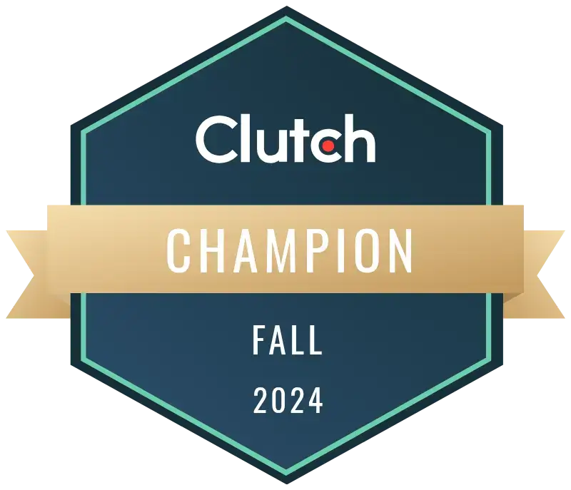 Global MLM Software Champion Fall 2024 Badge by Clutch