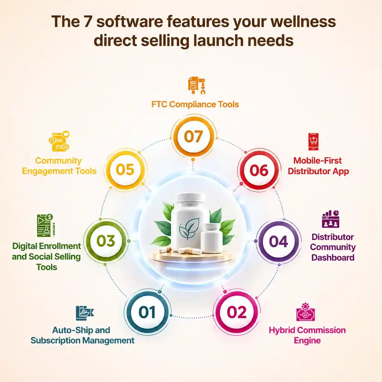 Software features your wellness direct selling launch needs