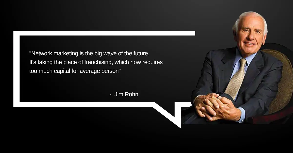 Jim Rohn Network Marketing Quote