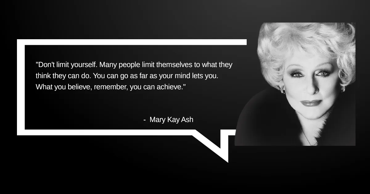 Mary Kay Ash Network Marketing Quote