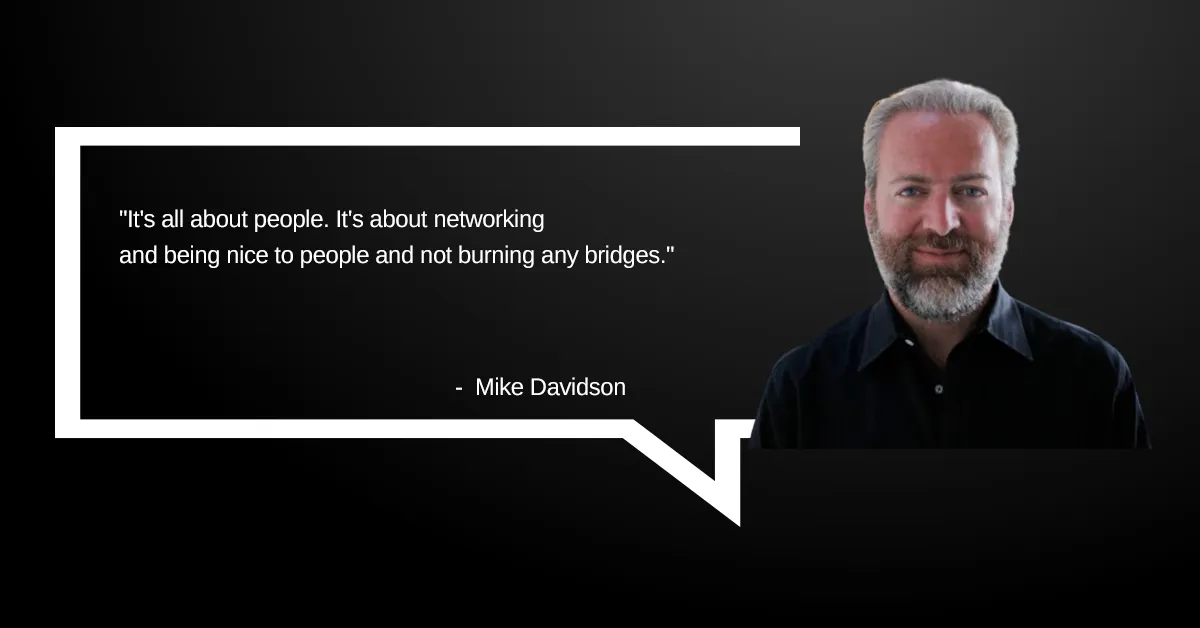 Mike Davidson Network Marketing Quote