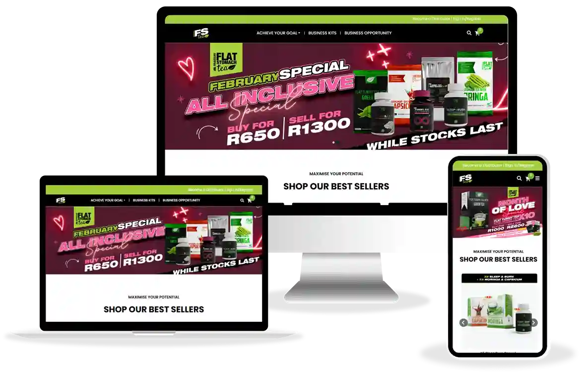 An Illustration Depicting Flat Stomach Tea Screenshots