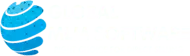 Global MLM official logo in White Color