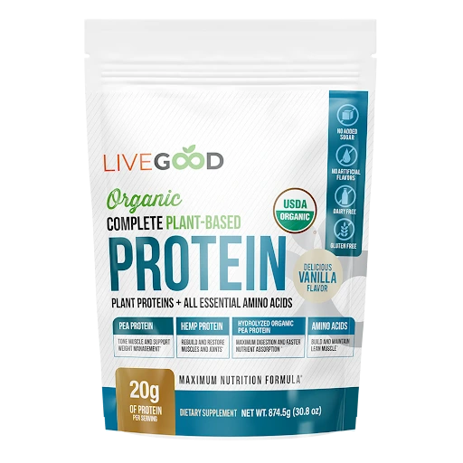 LiveGood Organic Complete Plant-based Protein