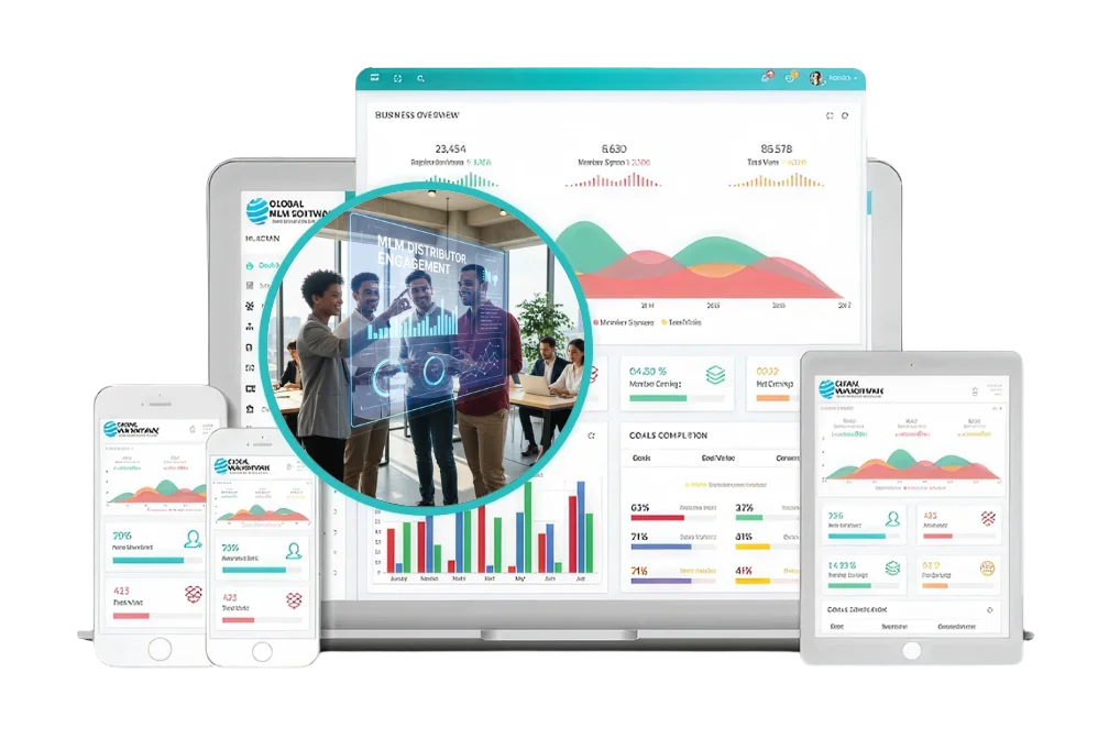 MLM Distributor Engagement Dashboard