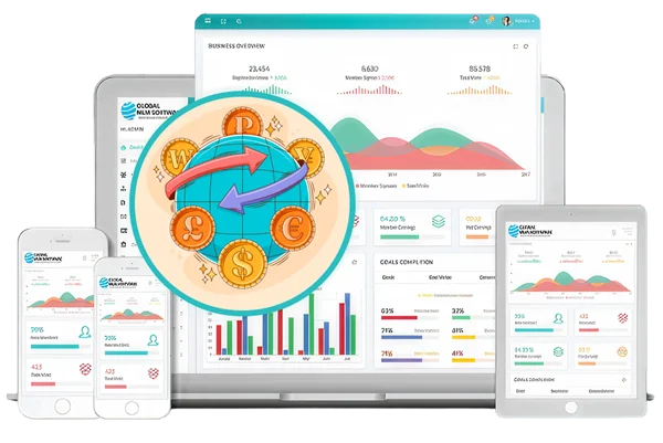 MLM Multicurrency System Dashboard