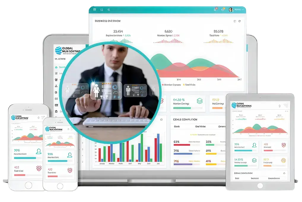MLM Recruiting Software Dashboard