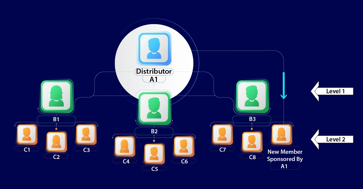 A Visual representation of the Spillover preference in the Matrix MLM plan.